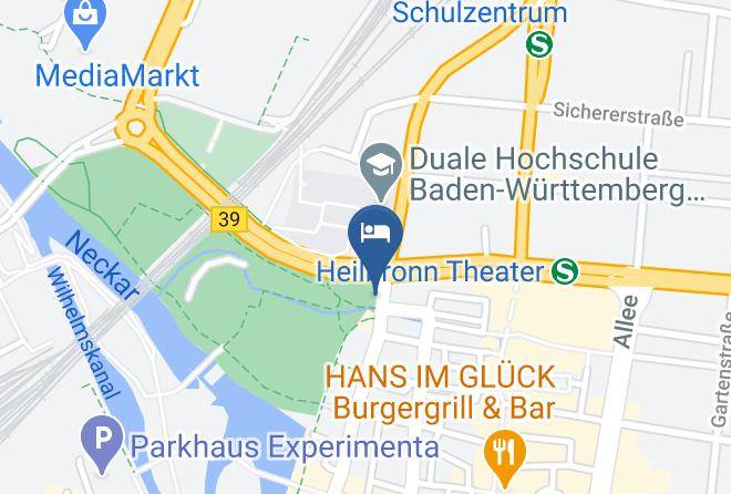 Heilbronn - Premier Inn Heilbronn City Centre Hotel Maps
