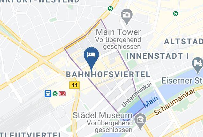 Frankfurt Am Main - Mercure Hotel Kaiserhof Frankfurt City Center Maps