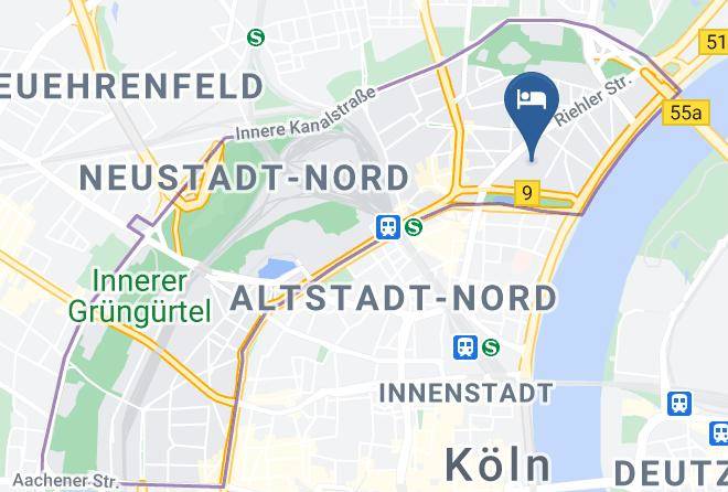 Cologne - Mercure Hotel Koln Belfortstrasse Maps