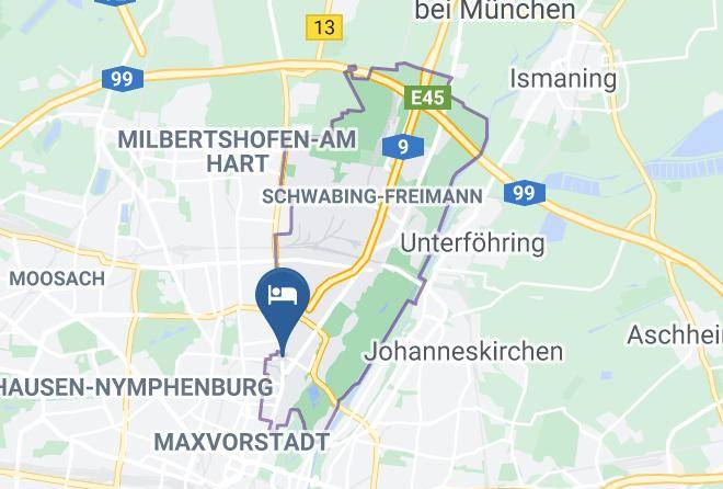 Munich District - Mercure Hotel Munchen Schwabing Maps