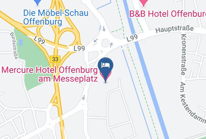 Mercure Hotel Offenburg Am Messeplatz Map