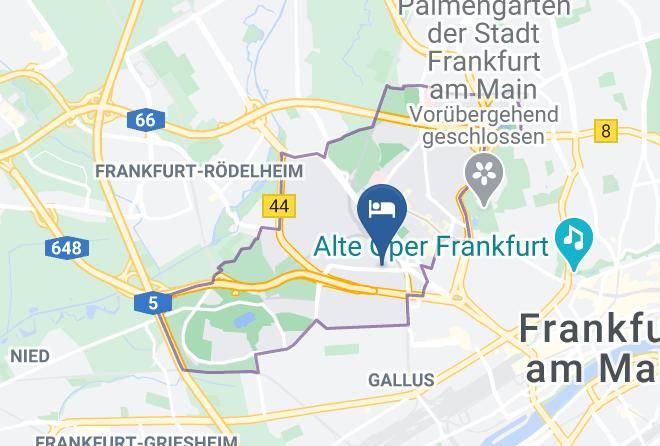 Frankfurt Am Main - Mercure Hotel & Residenz Maps