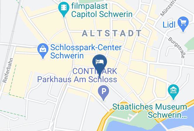 Schwerin - Boulevard Hotel Altstadt Schwerin Maps