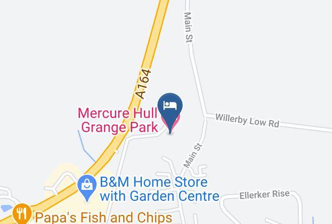 East Riding Of Yorkshire - Mercure Hull Grange Park Hotel Maps