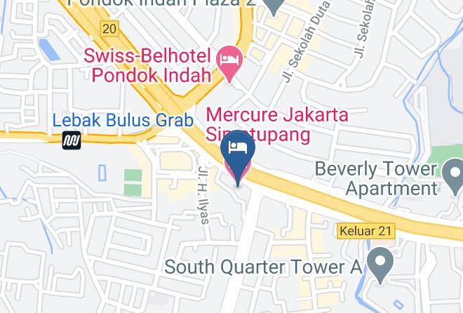 Jakarta Selatan - Mercure Jakarta Simatupang Maps