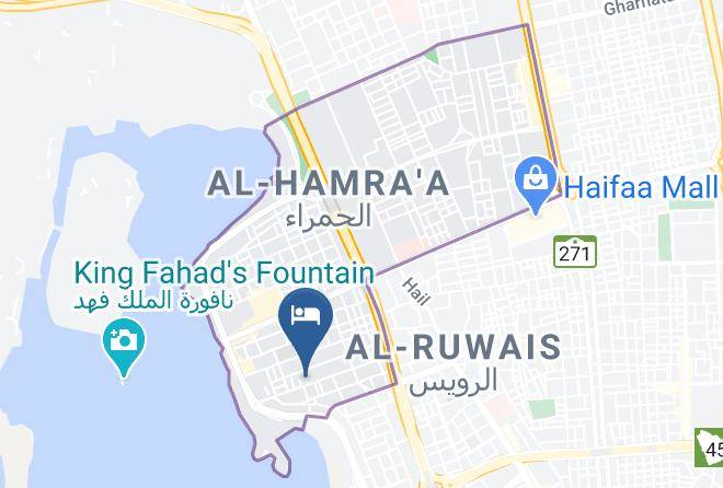Jeddah - Mercure Jeddah Al Hamra Maps