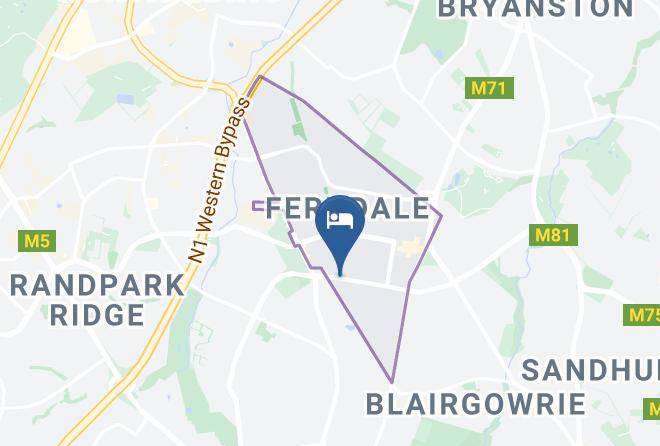 City Of Johannesburg - Mercure Johannesburg Randburg Hotel Maps