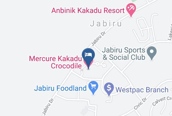 Mercure Kakadu Crocodile Hotel Map