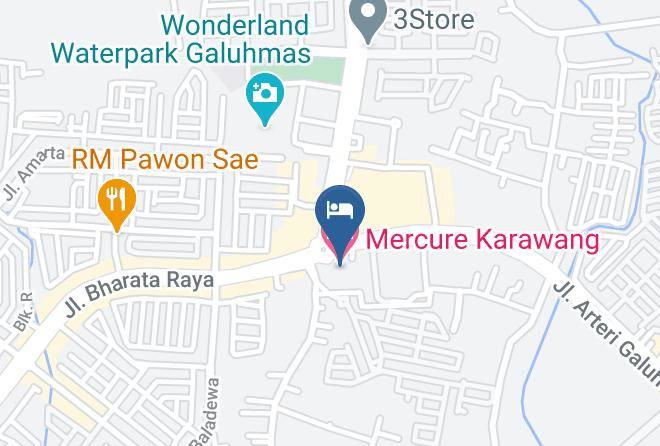 Karawang Regency - Mercure Karawang Maps