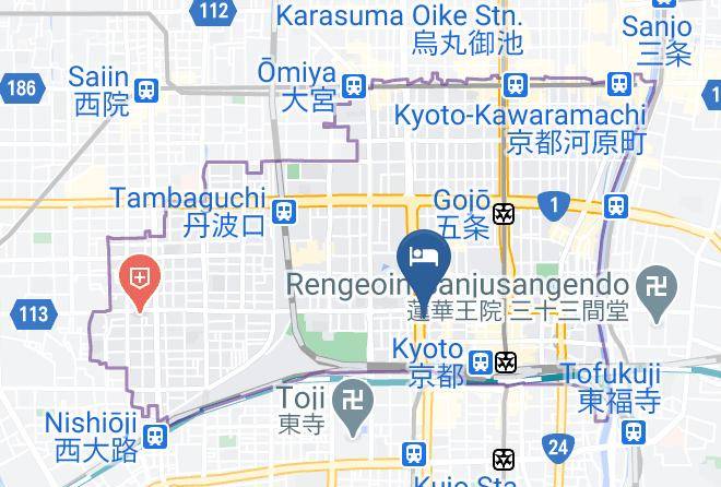 Kyoto City Shimogyo Ward - Mercure Kyoto Station Maps