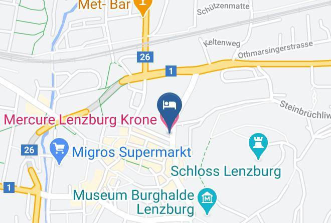 Lenzburg - Mercure Lenzburg Krone Maps