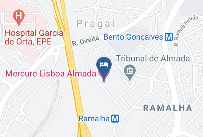 Mercure Lisboa Almada Karte - Setubal - Almada