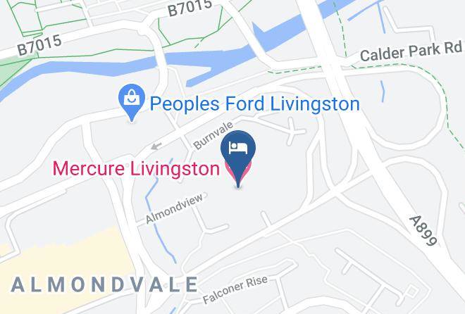 West Lothian - Mercure Livingston Hotel Maps