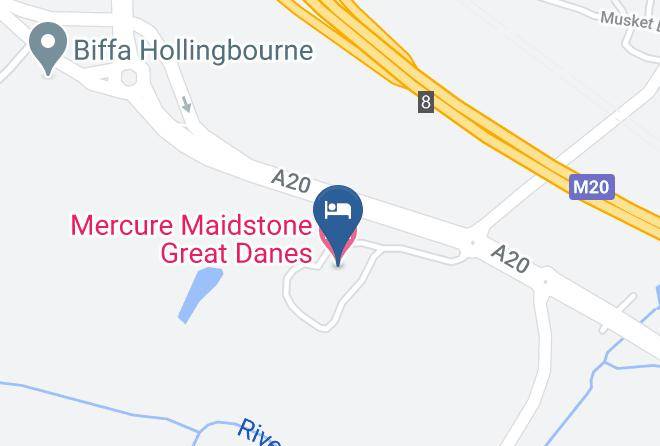 Kent - Mercure Maidstone Great Danes Hotel Maps