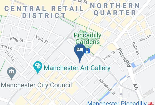 Greater Manchester - Mercure Manchester Piccadilly Hotel Maps