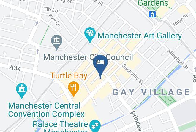 Greater Manchester - Hotel Ibis Manchester Centre 96 Portland Street Maps