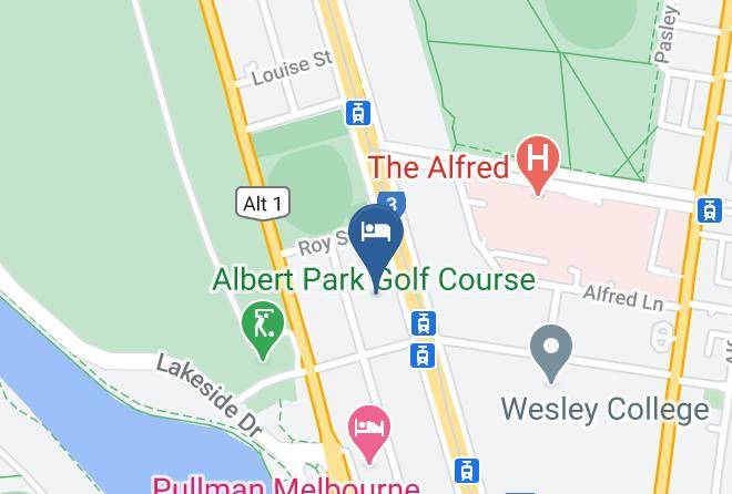 Port Phillip - Oaks Melbourne St Kilda Road Hotel Maps