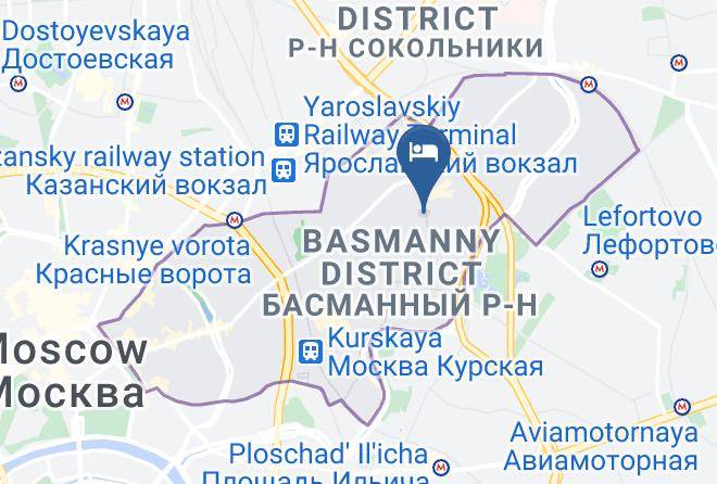 Moscow - Mercure Moscow Baumanskaya Maps