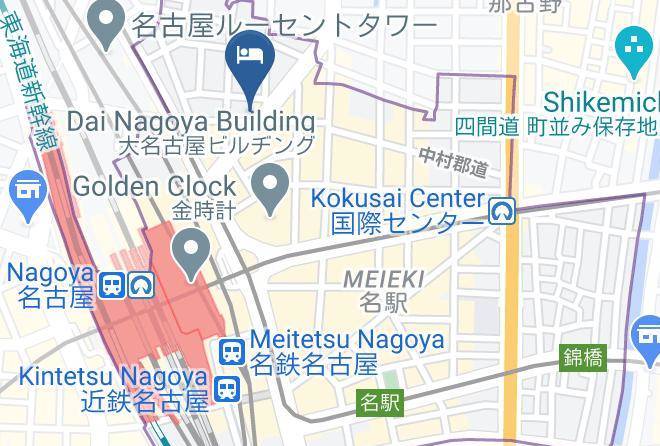 Nagoya City Nakamura Ward - Mercure Nagoya Cypress Maps