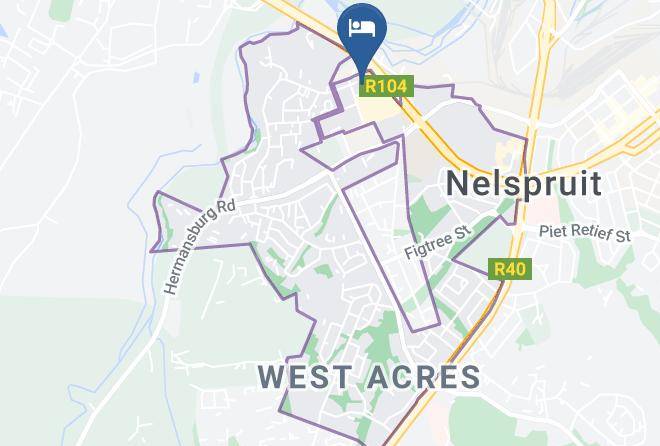 Mercure Nelspruit Hotel Map