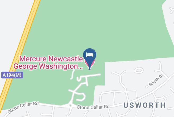 Sunderland - Mercure Newcastle George Washington Hotel Golf & Spa Maps