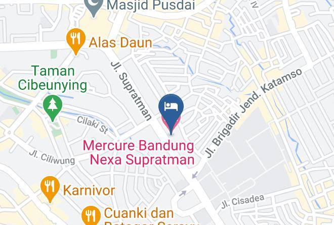 Bandung - Mercure Bandung Nexa Supratman Maps