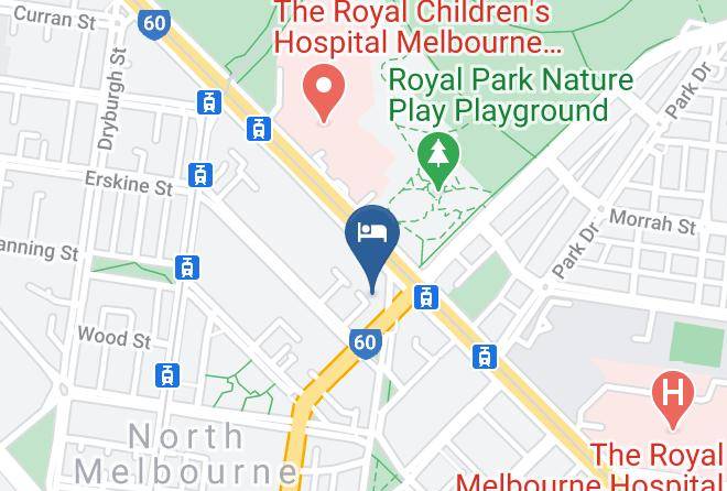 Melbourne - Mercure North Melbourne Maps