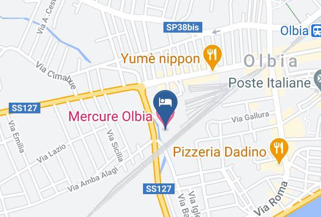 Sassari - Mercure Olbia Maps