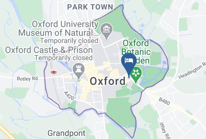 Oxon - Mercure Oxford Eastgate Hotel Maps