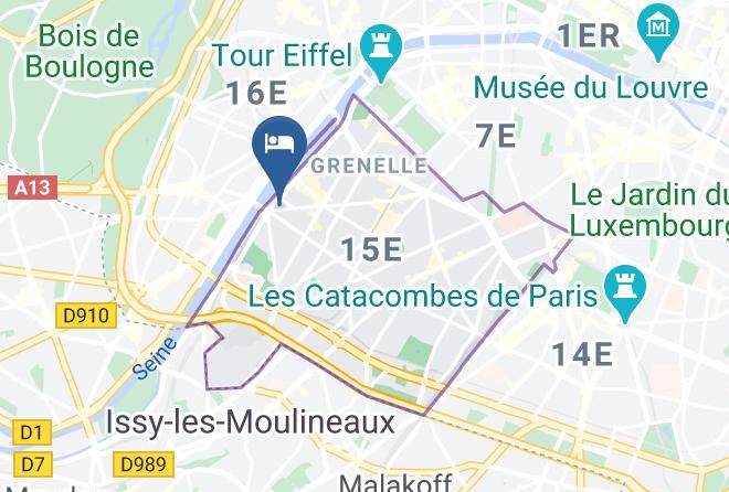 Paris - Hotel Mercure Paris Tour Eiffel Pont Mirabeau Maps