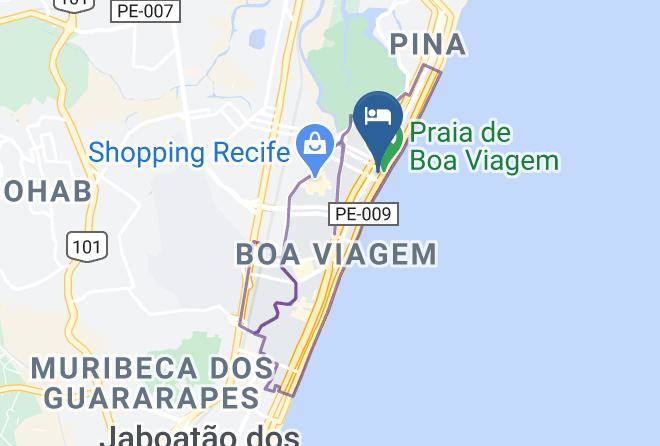 Recife - Mercure Recife Navegantes Hotel Maps