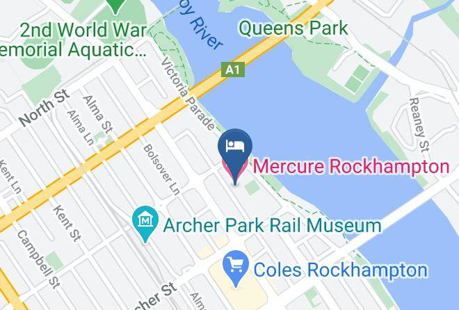 Rockhampton - Mercure Rockhampton Maps