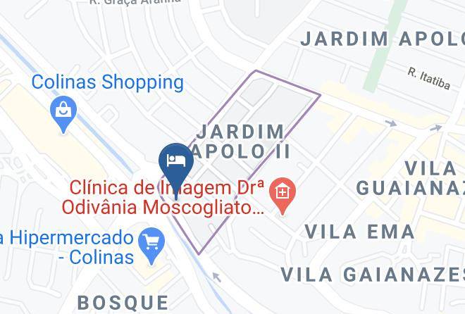 Mercure Sao Jose Dos Campos Hotel Map