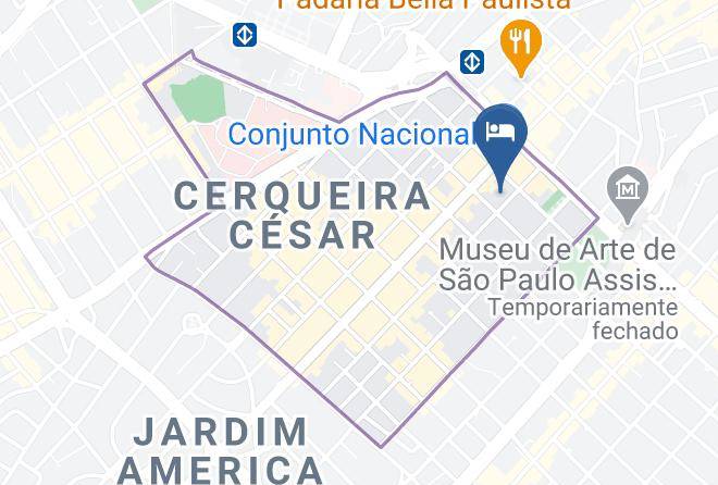 Sao Paulo Jardim Paulista - Mercure Sao Paulo Alamedas Hotel Maps