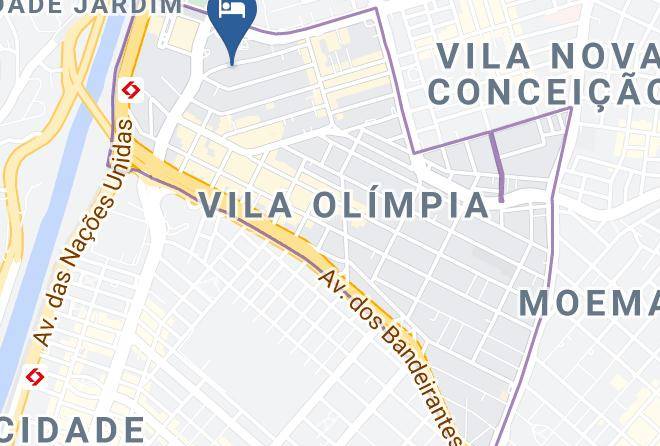 Mercure Sao Paulo Jk Map