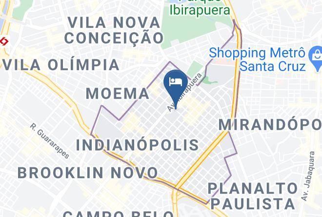 Sao Paulo Moema - Mercure Sao Paulo Moema Times Square Hotel Maps