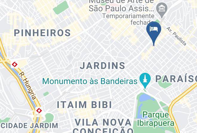 Mercure Sao Paulo Pamplona Hotel Map