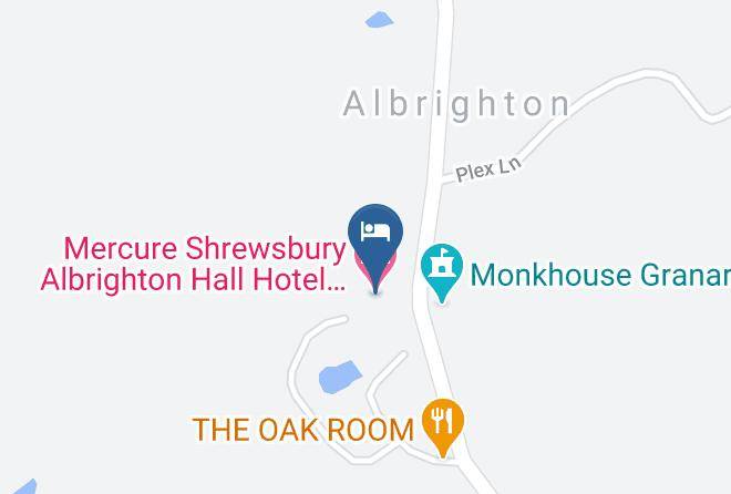 Shropshire - Albrighton Hall And Spa A Member Of Radisson Individuals Maps