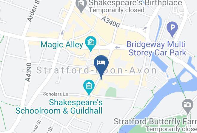 Warks - Mercure Stratford Upon Avon Shakespeare Hotel Maps