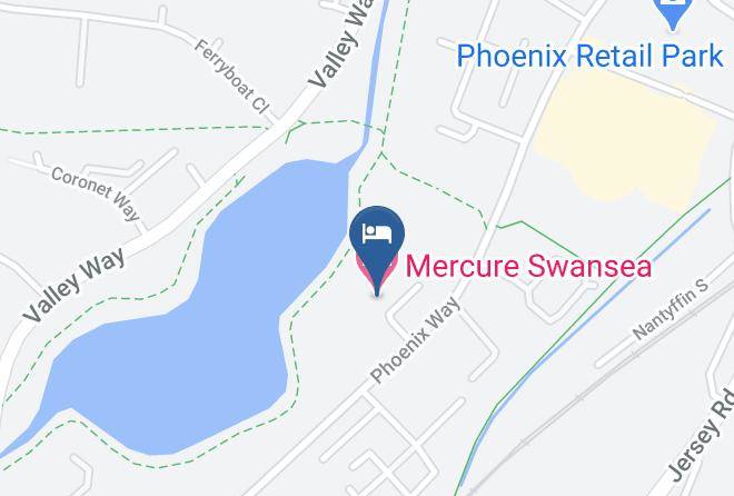 Swansea - Mercure Swansea Hotel Maps
