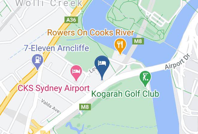 Bayside - Novotel Sydney International Airport Maps