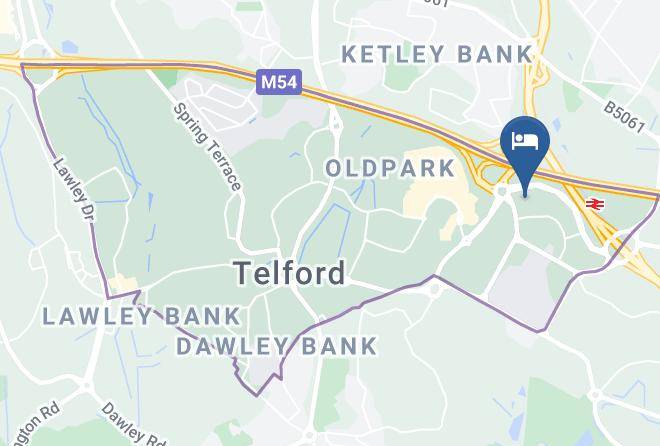 Telford And Wrekin - Mercure Telford Centre Hotel Maps