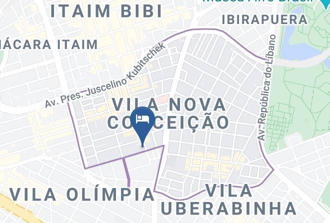Sao Paulo Itaim Bibi - Mercure Sao Paulo Vila Olimpia Hotel Maps