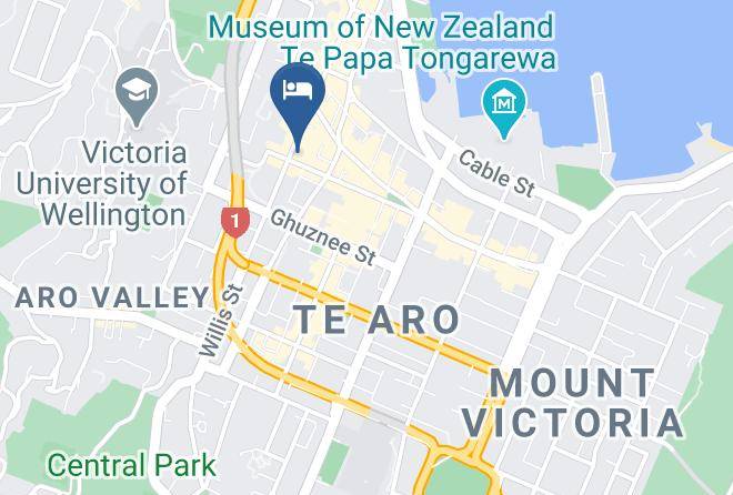 Mercure Wellington Abel Tasman Map