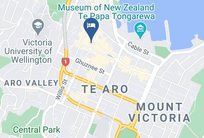 Wellington - Mercure Wellington Central City Hotel & Apartments Maps