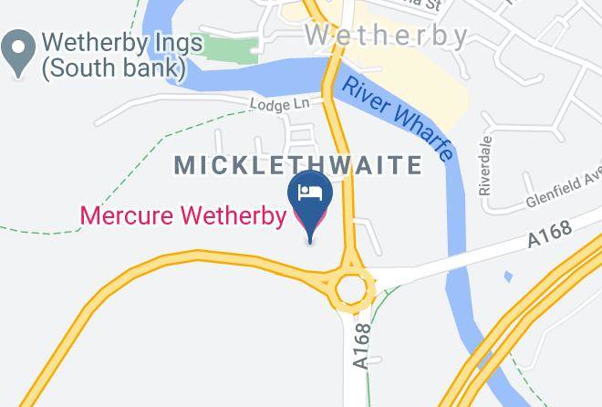 Mercure Wetherby Hotel Map