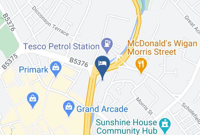Greater Manchester - Mercure Wigan Oak Hotel Maps