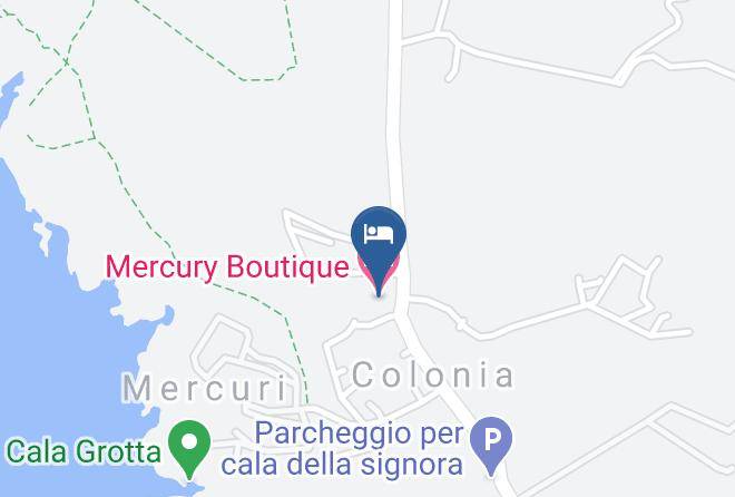 Province Of South Sardinia - Mercury Boutique Hotel Maps