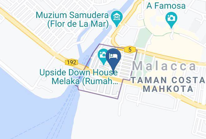 Melaka Tengah - Mercury Boutique Hotel Maps