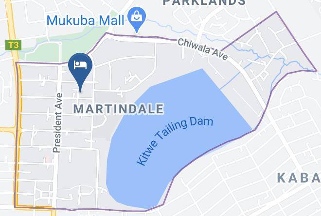 Kitwe - Mercury Gardens Resorts Pamo Avenue Maps